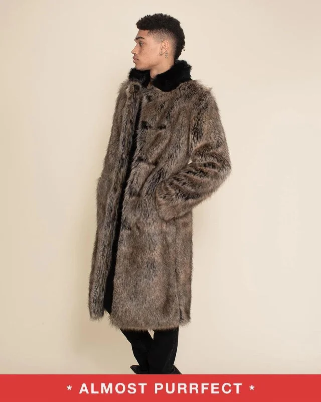 Women's Artificial Fur - Trimmed Loafers *Almost Purfect* Dire Wolf Faux Fur Calf Length Coat Women's Artificial Fur - Trimmed Loafers *Almost Purfect* Dire Wolf Faux Fur Calf Length Coat