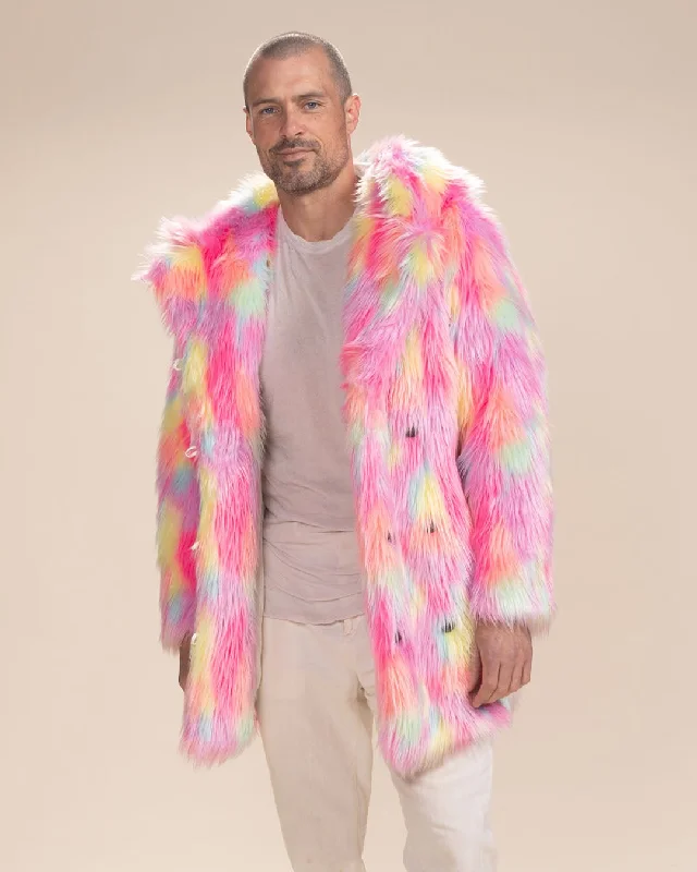 Women's Artificial Fur - Trimmed Necklaces Classic Men's Faux Fur Coat | Dreamland Cat Women's Artificial Fur - Trimmed Necklaces Classic Men's Faux Fur Coat | Dreamland Cat