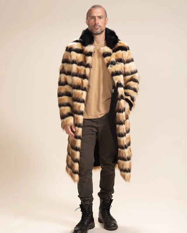 Women's Artificial Fur - Trimmed Boots​ Men's Long Faux Fur Coat | Gazelle