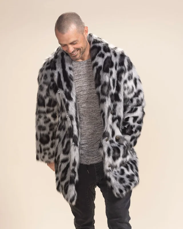 Women's Artificial Fur - Trimmed Ballet Flats Men's Faux Fur Coat | Himalayan Snow Leopard Women's Artificial Fur - Trimmed Ballet Flats Men's Faux Fur Coat | Himalayan Snow Leopard
