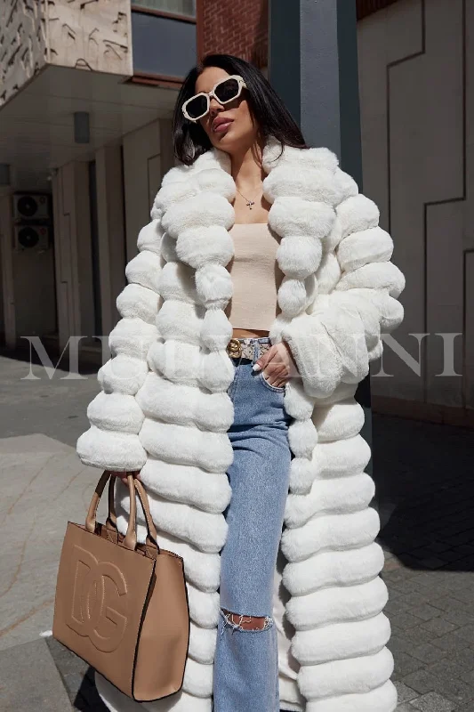 Women's Artificial Fur Jackets in Classic Styles​ SCARLET Long Faux Fur