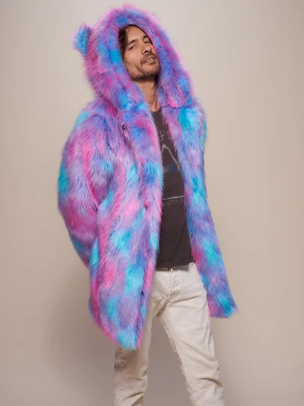 Women's Artificial Fur - Trimmed Over - the - Knee Boots Classic Men's Faux Fur Coat | Cotton Candy Bear Women's Artificial Fur - Trimmed Over - the - Knee Boots Classic Men's Faux Fur Coat | Cotton Candy Bear