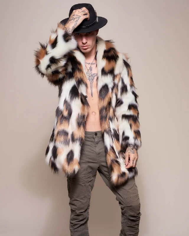 Women's Artificial Fur - Trimmed Espadrilles​ Men's Faux Fur Coat | Manx Cat