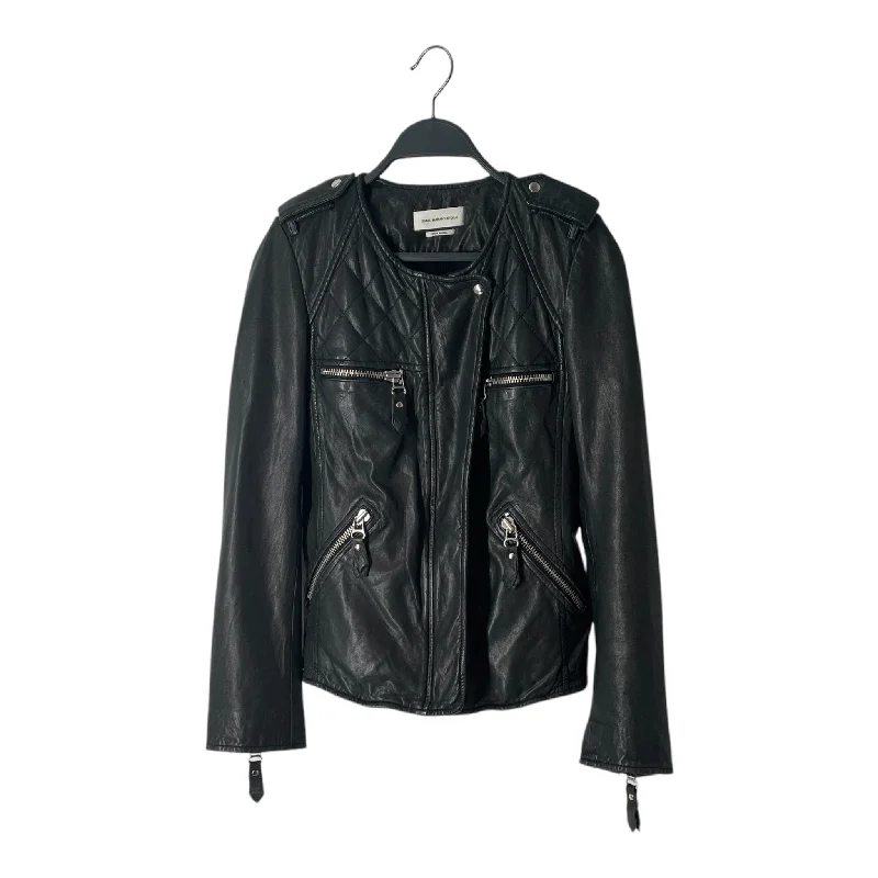 Women's leather cigarette - style leather pants ISABEL MARANT ETOILE/Leather Jkt/36/Lambskin/BLK/4 POCKET RIDER JACKET Women's leather cigarette - style leather pants ISABEL MARANT ETOILE/Leather Jkt/36/Lambskin/BLK/4 POCKET RIDER JACKET