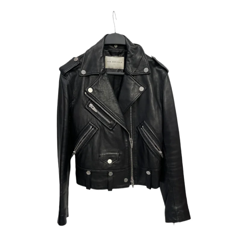 Women's leather leather shawls with a fringed end THE ARRIVALS NYC/Leather Jkt/S/Leather/BLK/ Women's leather leather shawls with a fringed end THE ARRIVALS NYC/Leather Jkt/S/Leather/BLK/