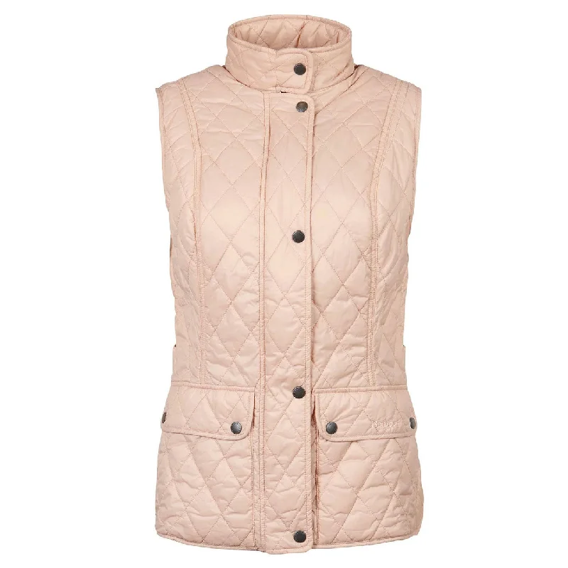 Printed Animal Print Women's Polyester Waistcoat in Brown for a Bold Fashion Statement Barbour Ladies Otterburn Gilet Printed Animal Print Women's Polyester Waistcoat in Brown for a Bold Fashion Statement Barbour Ladies Otterburn Gilet
