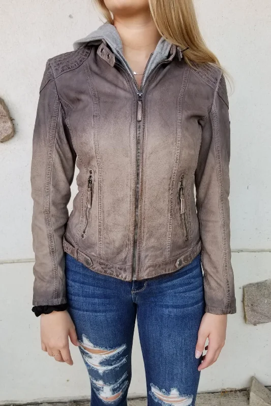 Women's leather leather beach dresses Casha Jacket