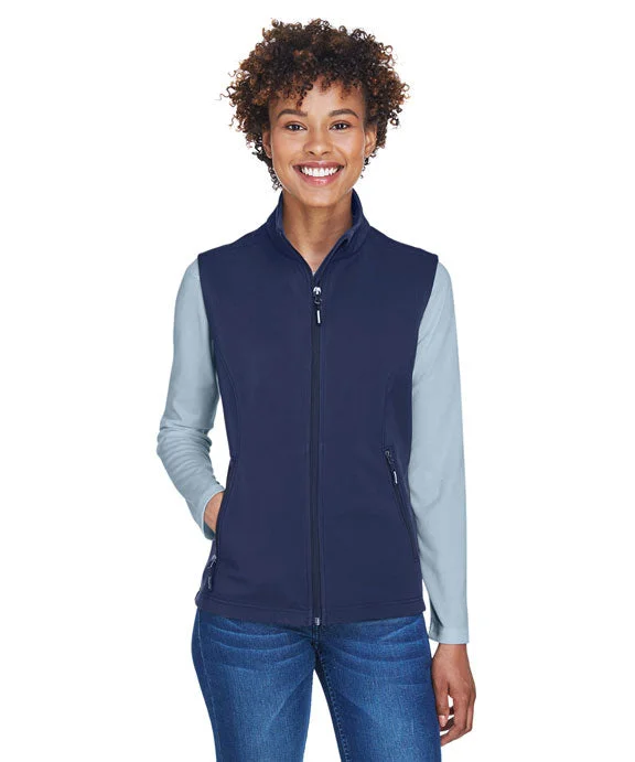 Slim - Fit Women's Tweed Waistcoat in Beige with Gold - Tone Buttons for a Classic and Elegant Style CE701W - Core 365 Ladies Cruise Two-Layer Fleece Bonded Soft Shell Vest | Classic Navy Slim - Fit Women's Tweed Waistcoat in Beige with Gold - Tone Buttons for a Classic and Elegant Style CE701W - Core 365 Ladies Cruise Two-Layer Fleece Bonded Soft Shell Vest | Classic Navy
