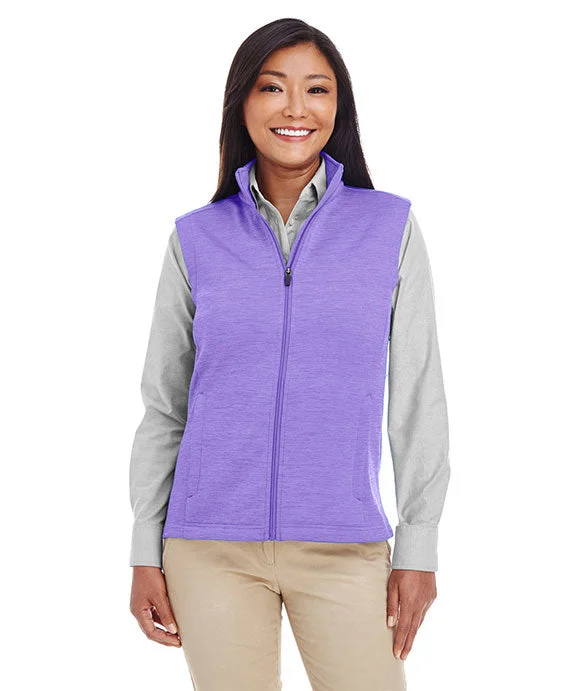 Button - Down Women's Corduroy Waistcoat in Brown for a Rustic and Stylish Autumn Ensemble DG797W - Devon & Jones Ladies Newbury Mélange Fleece Vest | Grape Heather Button - Down Women's Corduroy Waistcoat in Brown for a Rustic and Stylish Autumn Ensemble DG797W - Devon & Jones Ladies Newbury Mélange Fleece Vest | Grape Heather