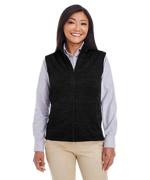 Plus Size Women's Patchwork Waistcoat in Multicolor for a Bohemian and Eclectic Style DG797W - Devon & Jones Ladies Newbury Mélange Fleece Vest Plus Size Women's Patchwork Waistcoat in Multicolor for a Bohemian and Eclectic Style DG797W - Devon & Jones Ladies Newbury Mélange Fleece Vest