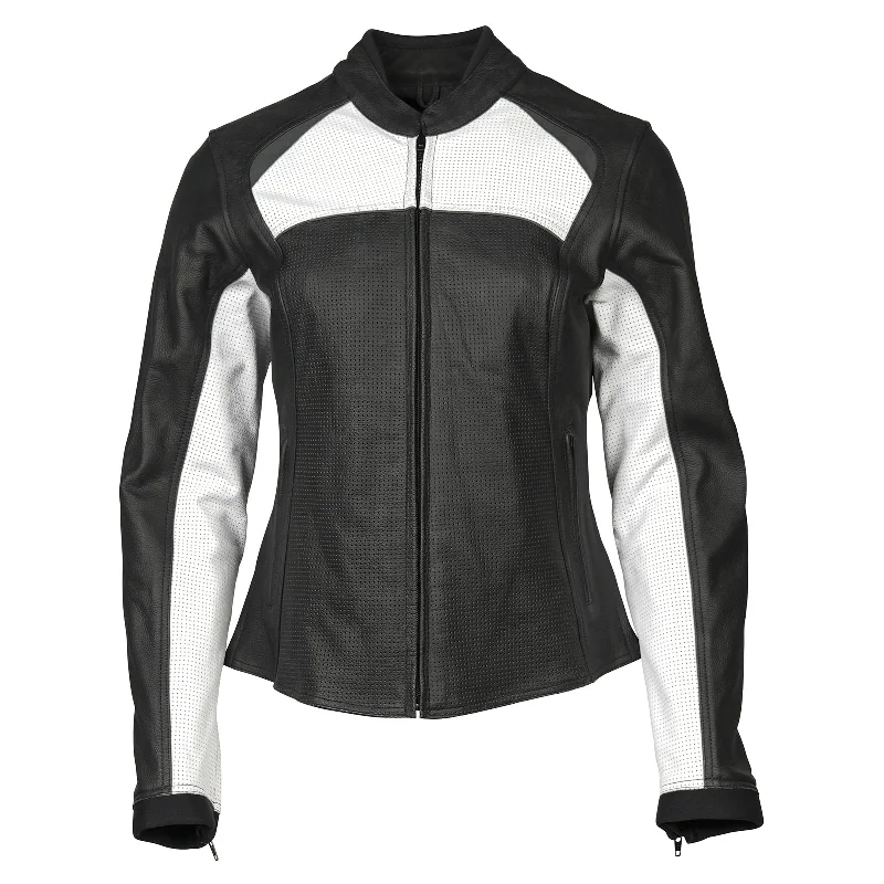 Women's leather leather mittens with a pom - pom Di Pelle Women Leather Jacket
