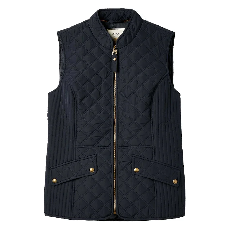 Slim - Fit Women's Tweed Waistcoat in Beige with Gold - Tone Buttons for a Classic and Elegant Style Joules Ladies Minx Gilet Slim - Fit Women's Tweed Waistcoat in Beige with Gold - Tone Buttons for a Classic and Elegant Style Joules Ladies Minx Gilet