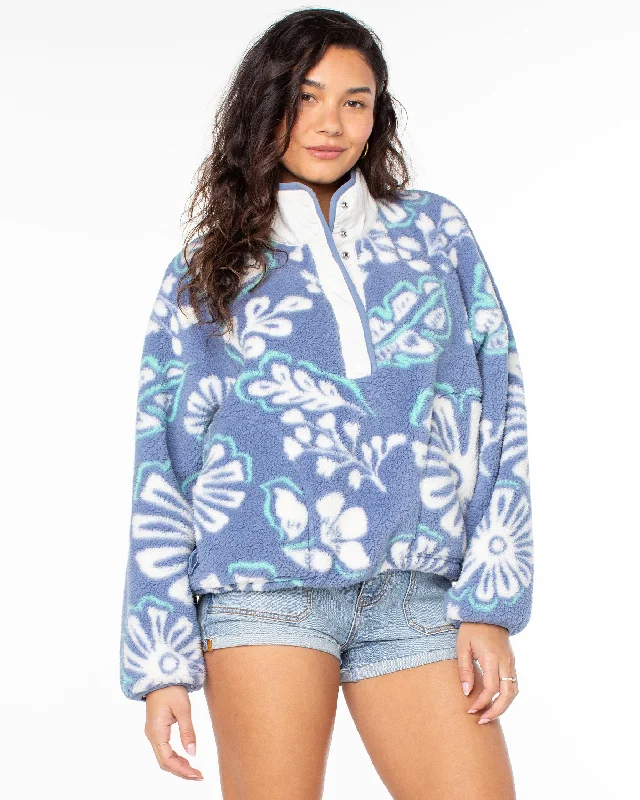 Women's Fleece - Lined Leggings with Patterned Inserts for a Stylish Twist Kipsie Solid Fleece Sweater - Infinity Blue Women's Fleece - Lined Leggings with Patterned Inserts for a Stylish Twist Kipsie Solid Fleece Sweater - Infinity Blue