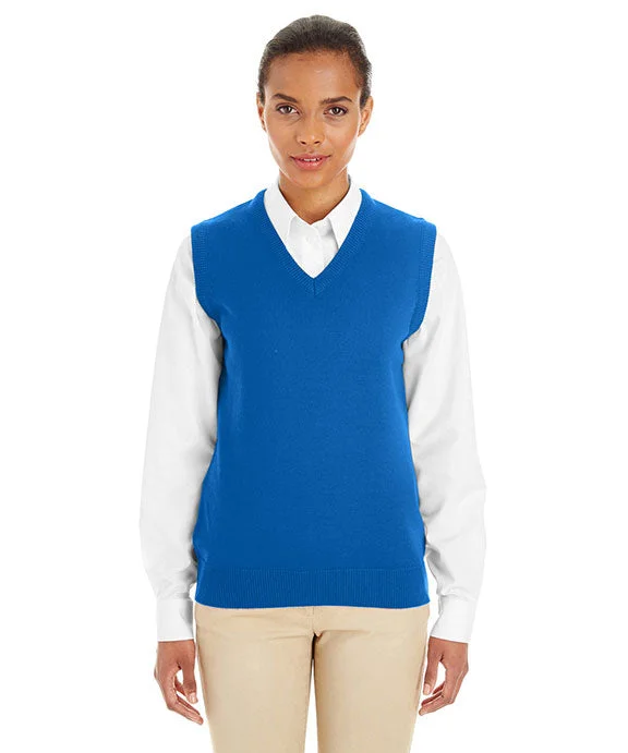 Plus Size Women's Belted Waistcoat in Olive Green for a Figure - Flattering and Practical Piece M415W - Harriton Ladies Pilbloc™ V-Neck Sweater Vest | True Royal Plus Size Women's Belted Waistcoat in Olive Green for a Figure - Flattering and Practical Piece M415W - Harriton Ladies Pilbloc™ V-Neck Sweater Vest | True Royal