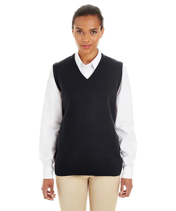 Longline Women's Denim Waistcoat in Light Blue with Distressed Details for a Casual and Trendy Outfit M415W - Harriton Ladies Pilbloc™ V-Neck Sweater Vest Longline Women's Denim Waistcoat in Light Blue with Distressed Details for a Casual and Trendy Outfit M415W - Harriton Ladies Pilbloc™ V-Neck Sweater Vest