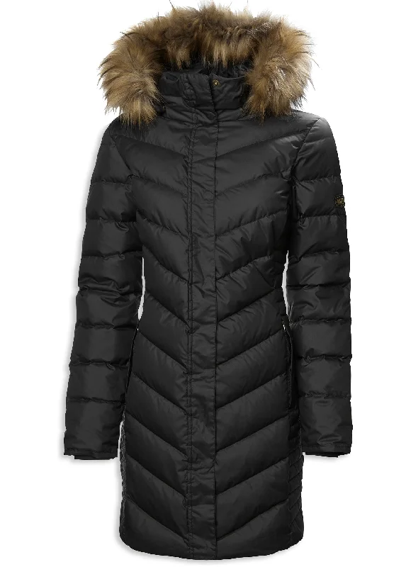 down coat for winter kayakers​ Musto Ladies Edinburgh Long Down Jacket