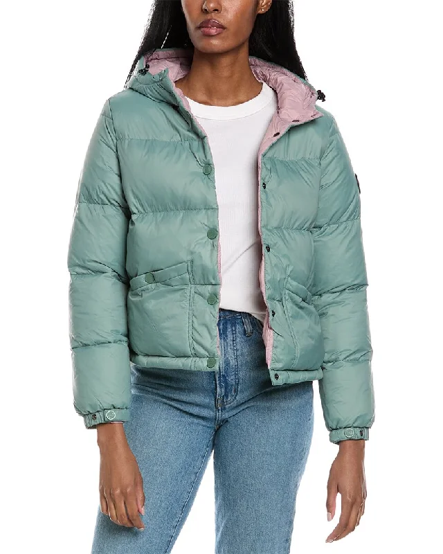down coat for winter photographers with camera - friendly pockets NOIZE Winona Puffer Jacket
