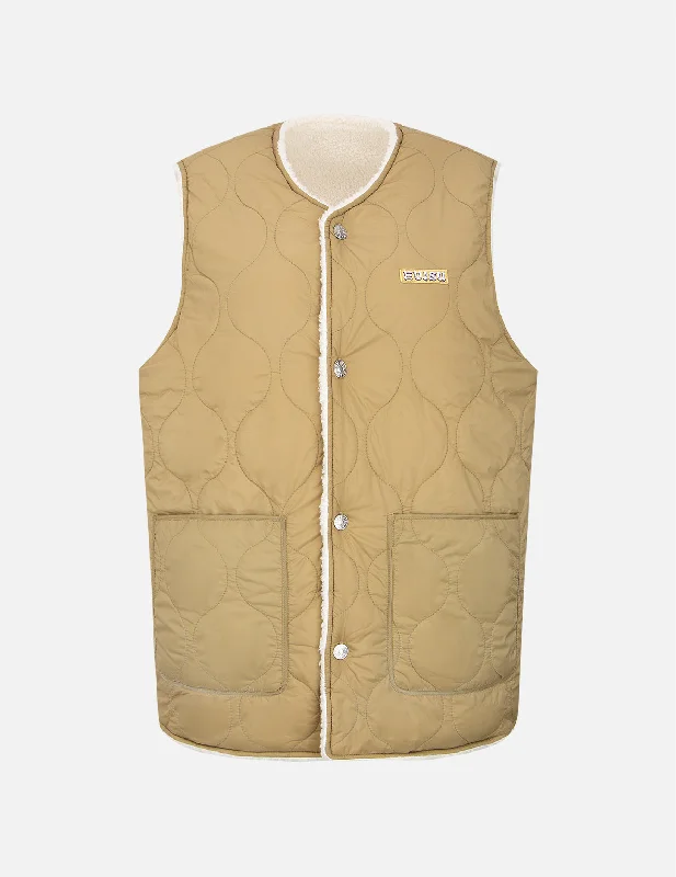 Thermal - Lined Women's Fleece Waistcoat in Charcoal for Outdoor Activities in Cold Weather Onion Quilted Reversible Vest Jacket Thermal - Lined Women's Fleece Waistcoat in Charcoal for Outdoor Activities in Cold Weather Onion Quilted Reversible Vest Jacket