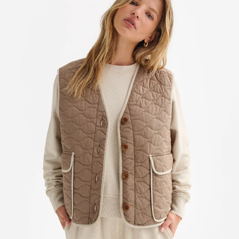 Metallic Shimmer Women's Waistcoat in Silver for a Shiny and Eye - Catching Party Outfit Organic Cotton Quilted Vest Metallic Shimmer Women's Waistcoat in Silver for a Shiny and Eye - Catching Party Outfit Organic Cotton Quilted Vest