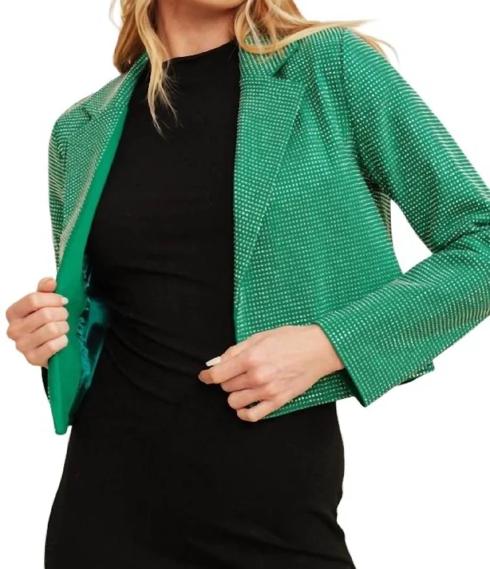 Women's Belted Blazers in Camel Color for a Sophisticated Outfit Rhinestone Blazer Jacket In Green Women's Belted Blazers in Camel Color for a Sophisticated Outfit Rhinestone Blazer Jacket In Green