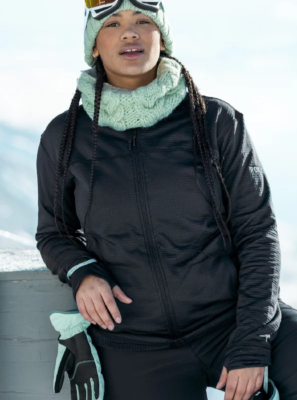 Women's Fleece - Lined Ski Suit in Red for a Warm and Stylish Winter Sports Look Vertere Technical Zip-Up Fleece - True Black Women's Fleece - Lined Ski Suit in Red for a Warm and Stylish Winter Sports Look Vertere Technical Zip-Up Fleece - True Black