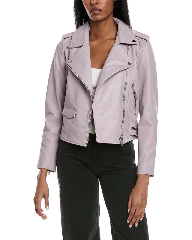 Women's leather leather sheath dresses for a sleek appearance Walter Baker Liz Leather Jacket Women's leather leather sheath dresses for a sleek appearance Walter Baker Liz Leather Jacket