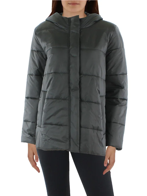 kids' waterproof down coat with adjustable hood​ Womens Hooded Warm Puffer Jacket