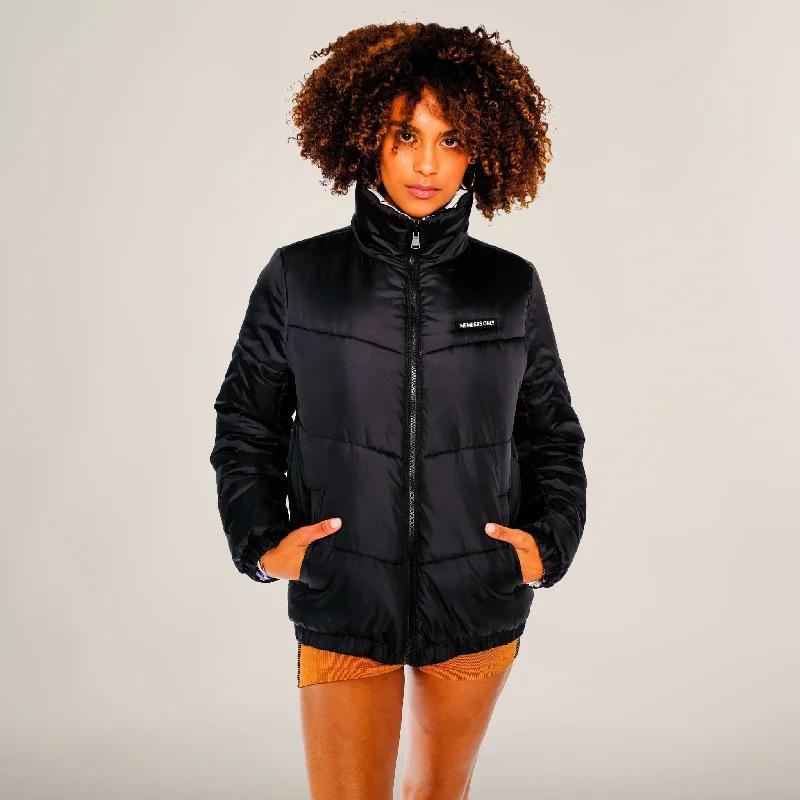 down coat for winter campers​ Women's Rugrats Reversible Cire Puffer Jacket