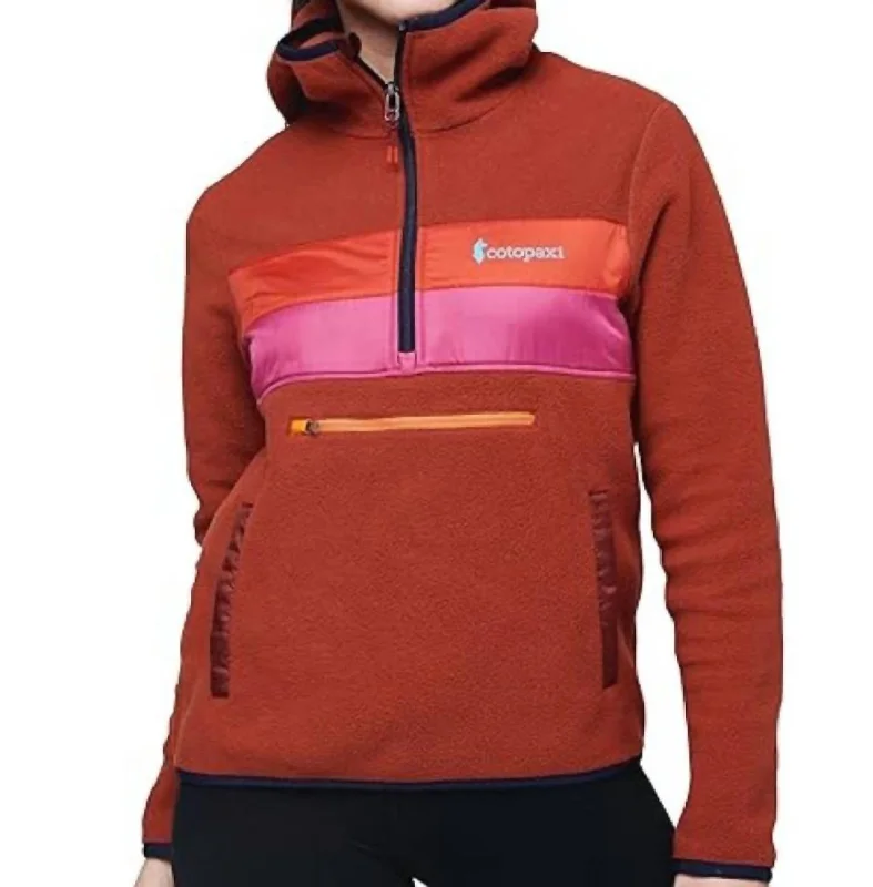 Plus Size Women's Fleece - Lined Parka in Khaki with a Removable Hood Women's Teca Fleece Hooded Half-Zip Jacket In Colorado Plus Size Women's Fleece - Lined Parka in Khaki with a Removable Hood Women's Teca Fleece Hooded Half-Zip Jacket In Colorado
