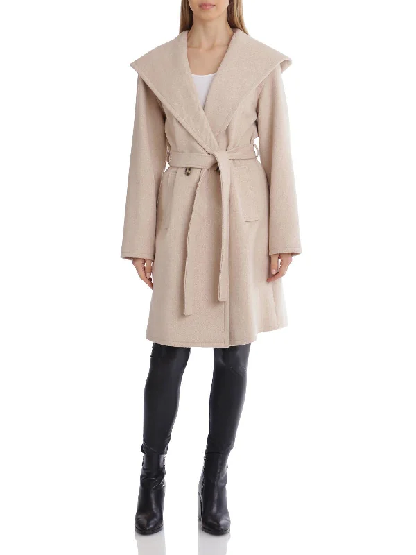Hooded women's puffer coats in neon colors for high - visibility sports Womens Wool Blend Midi Walker Coat Hooded women's puffer coats in neon colors for high - visibility sports Womens Wool Blend Midi Walker Coat