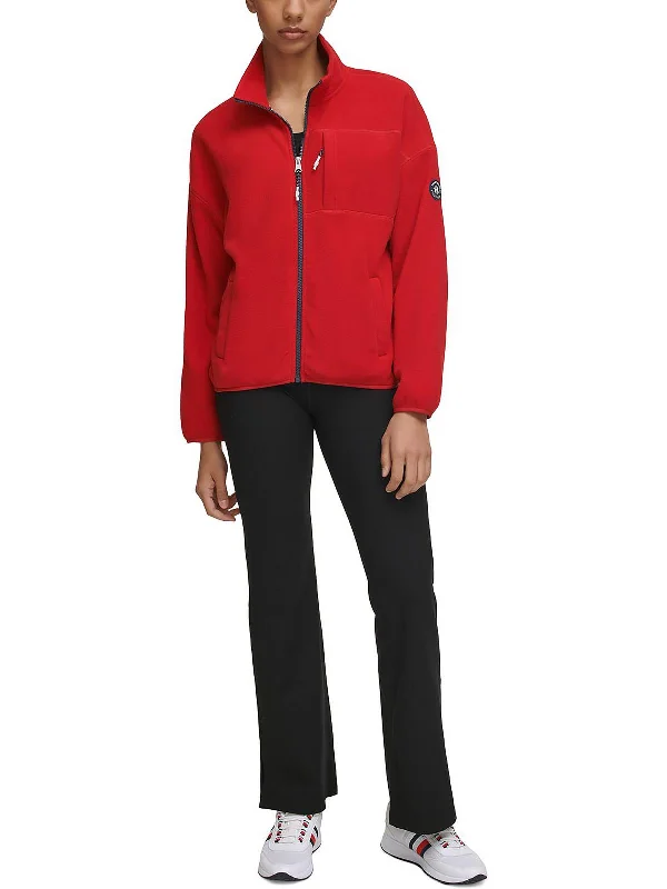 Women's Fleece - Lined Leggings with Patterned Inserts for a Stylish Twist Womens Zip-Front Long Sleeves Fleece Jacket Women's Fleece - Lined Leggings with Patterned Inserts for a Stylish Twist Womens Zip-Front Long Sleeves Fleece Jacket
