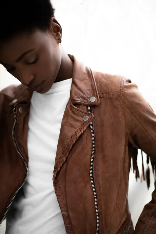 Women's leather leather belts with a decorative buckle and stones Zoe Leather Jacket Women's leather leather belts with a decorative buckle and stones Zoe Leather Jacket