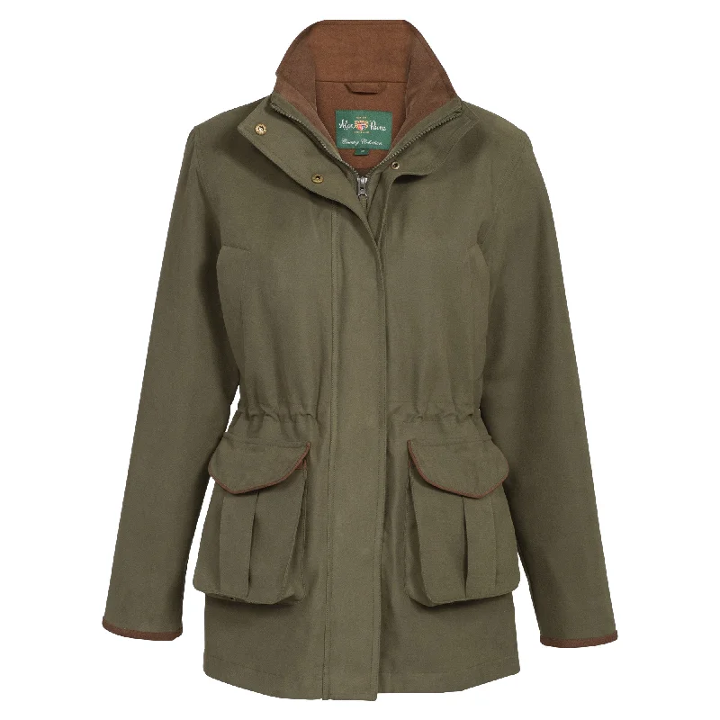 Women's double - breasted tweed jackets in classic colors for a sophisticated office look Alan Paine Women's Berwick Waterproof Coat Women's double - breasted tweed jackets in classic colors for a sophisticated office look Alan Paine Women's Berwick Waterproof Coat