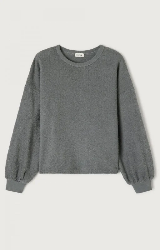 Women's zip - up sweatshirt in pastel blue for a soft and stylish outfit Sweatshirt Boby03a Metal Women's zip - up sweatshirt in pastel blue for a soft and stylish outfit Sweatshirt Boby03a Metal