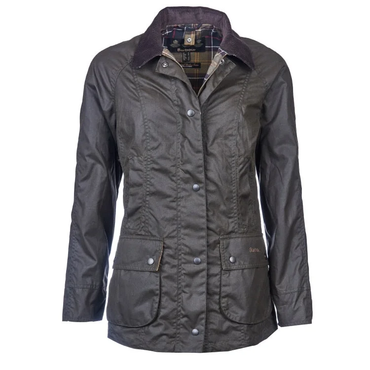 Women's cropped leather jackets with silver zippers for a punk - inspired outfit Barbour Ladies Classic Beadnell Wax Jacket Women's cropped leather jackets with silver zippers for a punk - inspired outfit Barbour Ladies Classic Beadnell Wax Jacket