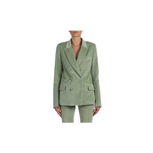 AMIRI Green Velvet Oversized Blazer