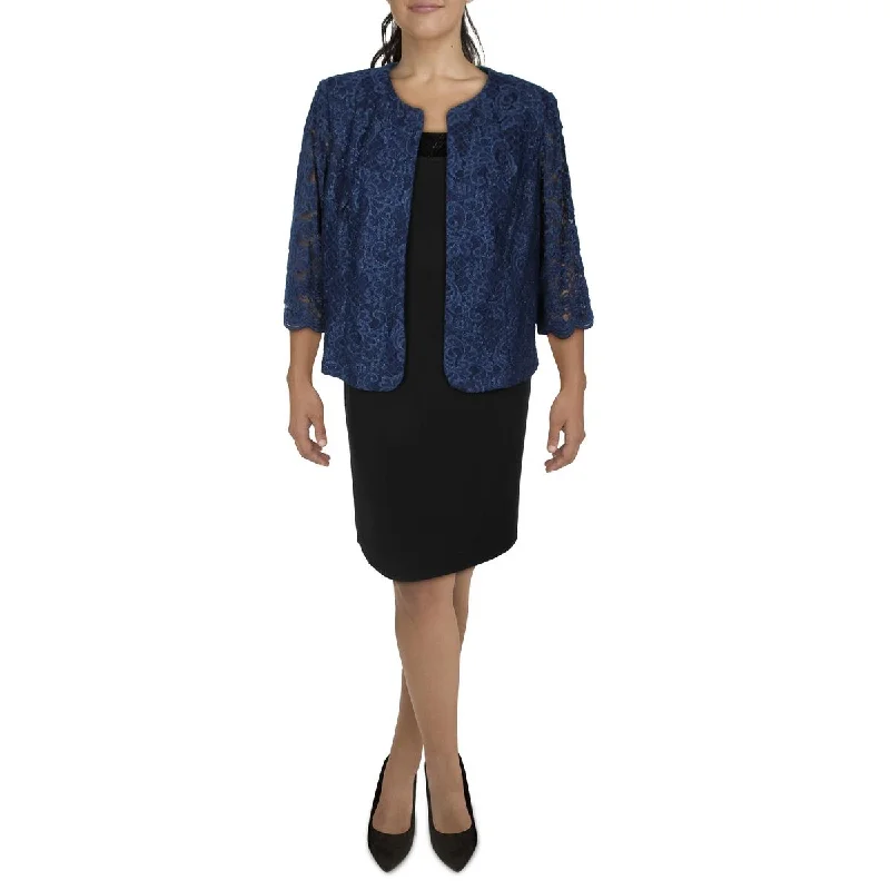 Plus Size Women's Cropped Velvet Blazers in Burgundy for a Night Out Plus Womens Lace Glitter Collarless Blazer Plus Size Women's Cropped Velvet Blazers in Burgundy for a Night Out Plus Womens Lace Glitter Collarless Blazer