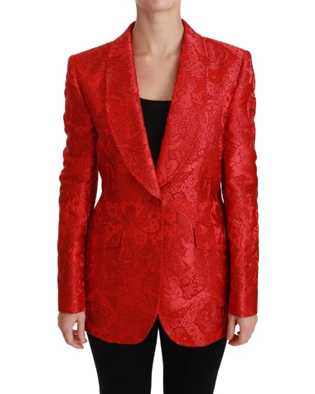 Women's Belted Blazers in Camel Color for a Sophisticated Outfit Dolce & Gabbana Floral Angel Blazer Coat Jacket Women's Belted Blazers in Camel Color for a Sophisticated Outfit Dolce & Gabbana Floral Angel Blazer Coat Jacket