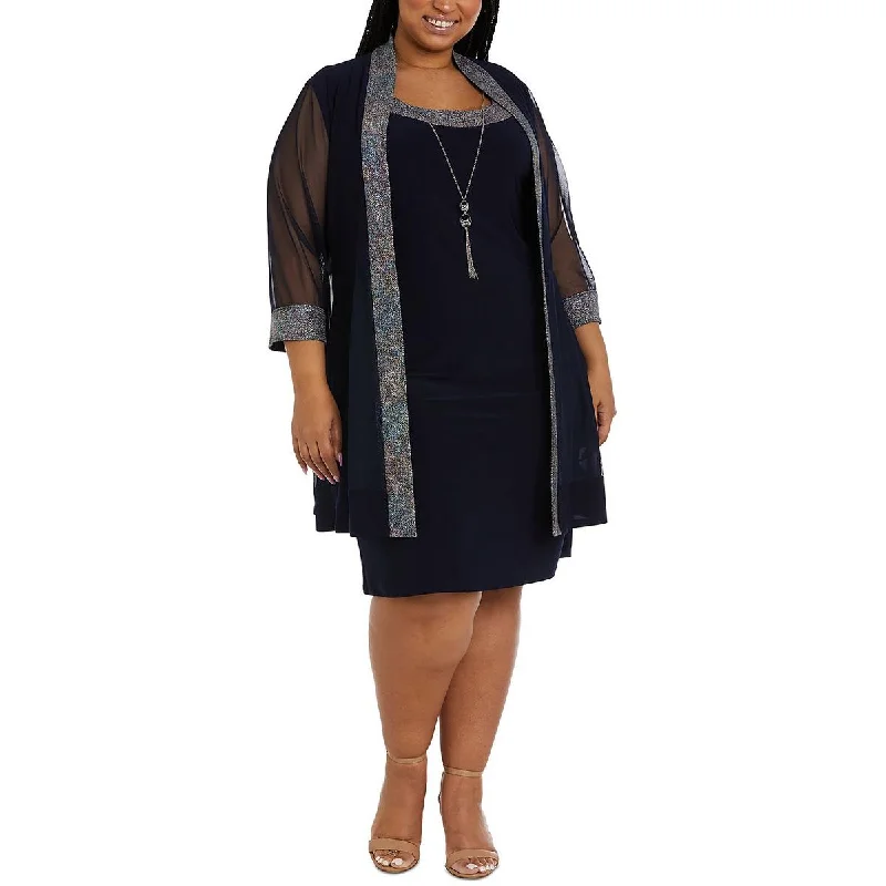 Plus Size Women's Cropped Velvet Blazers in Burgundy for a Night Out Plus Womens Metallic Duster Open-Front Blazer Plus Size Women's Cropped Velvet Blazers in Burgundy for a Night Out Plus Womens Metallic Duster Open-Front Blazer