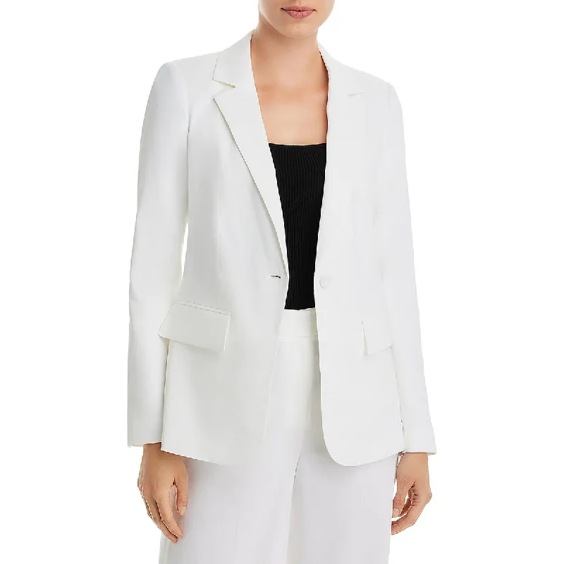 Double - Breasted Women's Leather Blazers in Taupe for an Edgy Look Jordi Womens Linen Career One-Button Blazer Double - Breasted Women's Leather Blazers in Taupe for an Edgy Look Jordi Womens Linen Career One-Button Blazer