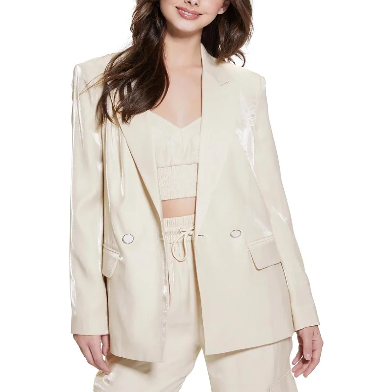Oversized Women's Printed Blazers in Animal Patterns for a Statement Piece Adriana Womens Solid Viscose One-Button Blazer Oversized Women's Printed Blazers in Animal Patterns for a Statement Piece Adriana Womens Solid Viscose One-Button Blazer