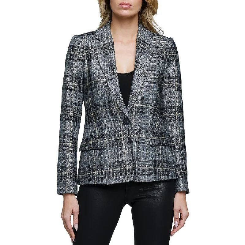 Plus Size Women's Cropped Velvet Blazers in Burgundy for a Night Out Womens Wool Blend Metallic One-Button Blazer Plus Size Women's Cropped Velvet Blazers in Burgundy for a Night Out Womens Wool Blend Metallic One-Button Blazer
