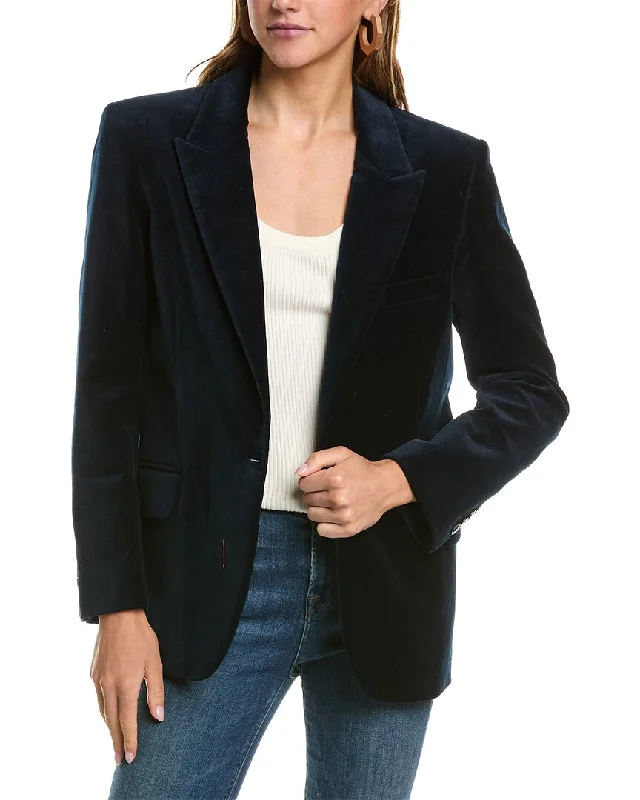 Women's Belted Blazers in Camel Color for a Sophisticated Outfit Ba&Sh Velvet Blazer Women's Belted Blazers in Camel Color for a Sophisticated Outfit Ba&Sh Velvet Blazer