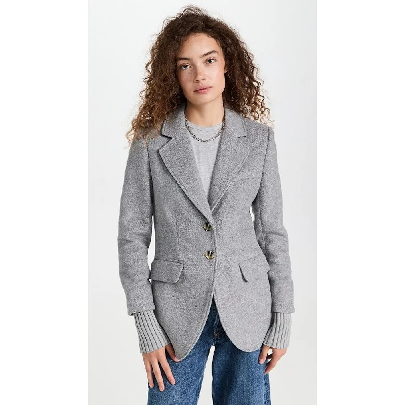 Single - Breasted Women's Corduroy Blazers in Mustard Yellow for an Autumn Vibe Favorite Daughter Women's The City Blazer, Forest Grey Single - Breasted Women's Corduroy Blazers in Mustard Yellow for an Autumn Vibe Favorite Daughter Women's The City Blazer, Forest Grey