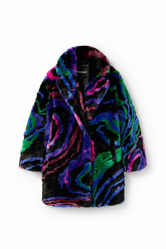 Women's shearling - lined suede jackets for ultimate warmth and luxury Desigual Lacroix Coat Women's shearling - lined suede jackets for ultimate warmth and luxury Desigual Lacroix Coat