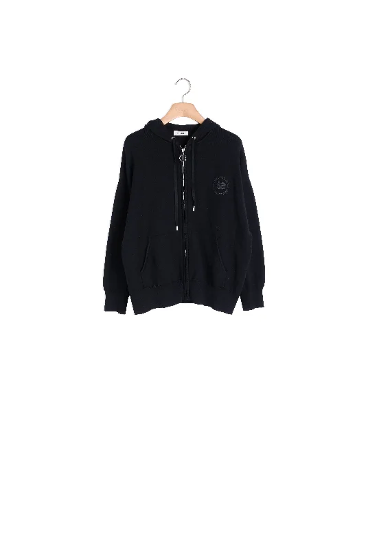 Women's hoodie with a kangaroo pocket and a pom - pom drawstring for added charm Sweatshirt zippé oversized Women's hoodie with a kangaroo pocket and a pom - pom drawstring for added charm Sweatshirt zippé oversized