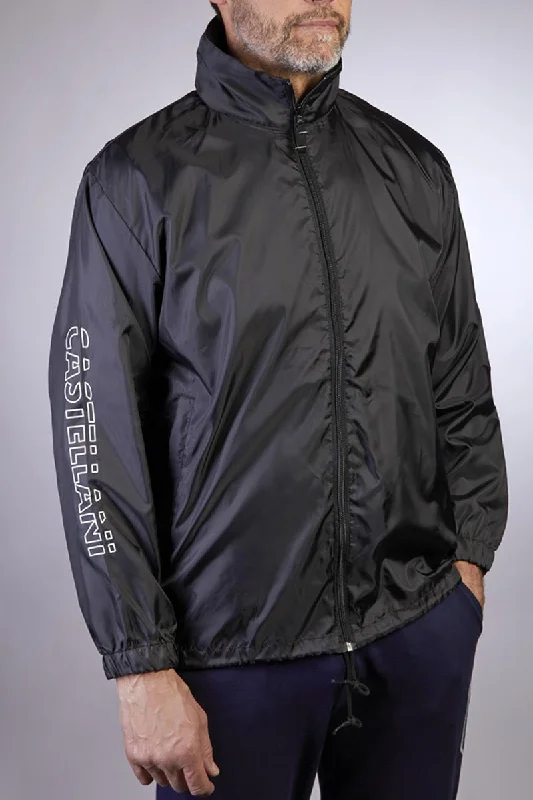 Women's windbreaker jackets with adjustable hoods for windy days Castellani K-Way Jacket Women's windbreaker jackets with adjustable hoods for windy days Castellani K-Way Jacket