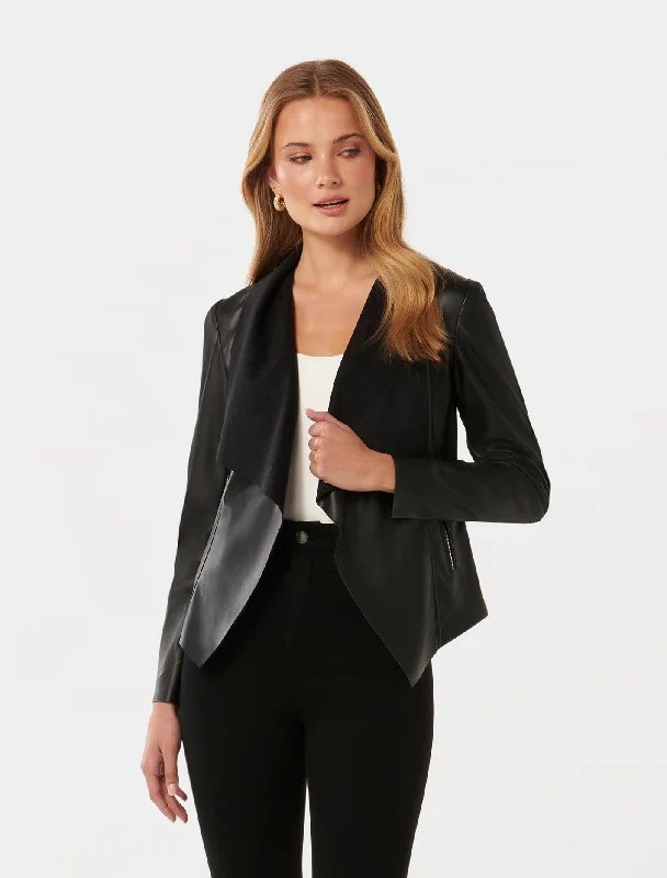 Women's long - line cardigan jackets in a soft knit for a cozy and elegant look Kris Pu Waterfall Jacket Women's long - line cardigan jackets in a soft knit for a cozy and elegant look Kris Pu Waterfall Jacket