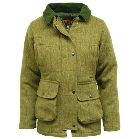Women's denim jackets with distressed details for a casual and edgy look Ladies Derby Tweed Jacket - Sage Women's denim jackets with distressed details for a casual and edgy look Ladies Derby Tweed Jacket - Sage