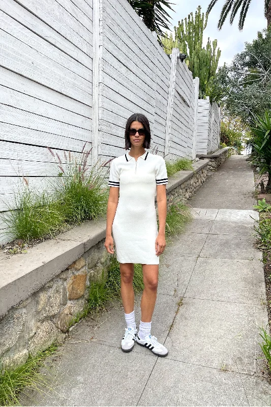 Plus Size Women's Asymmetric Hem Sweater Dresses in Modern Designs MINI KNIT COLLARED DRESS Plus Size Women's Asymmetric Hem Sweater Dresses in Modern Designs MINI KNIT COLLARED DRESS